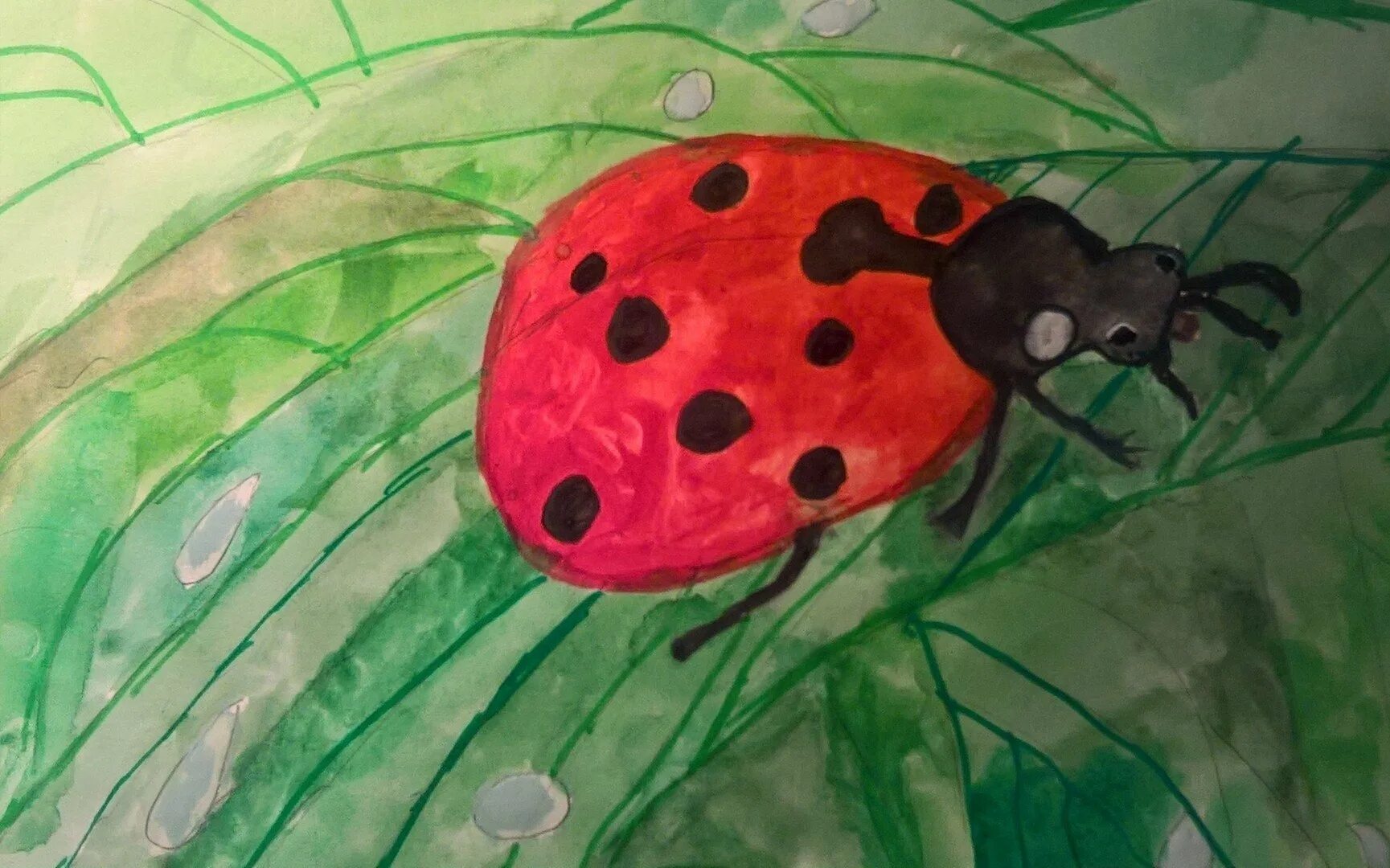 1 класс божья коровка. Рисование насекомые. Рисование насекомых в детском саду. Рисование красками насекомые. Рисование красками Божья коровка.