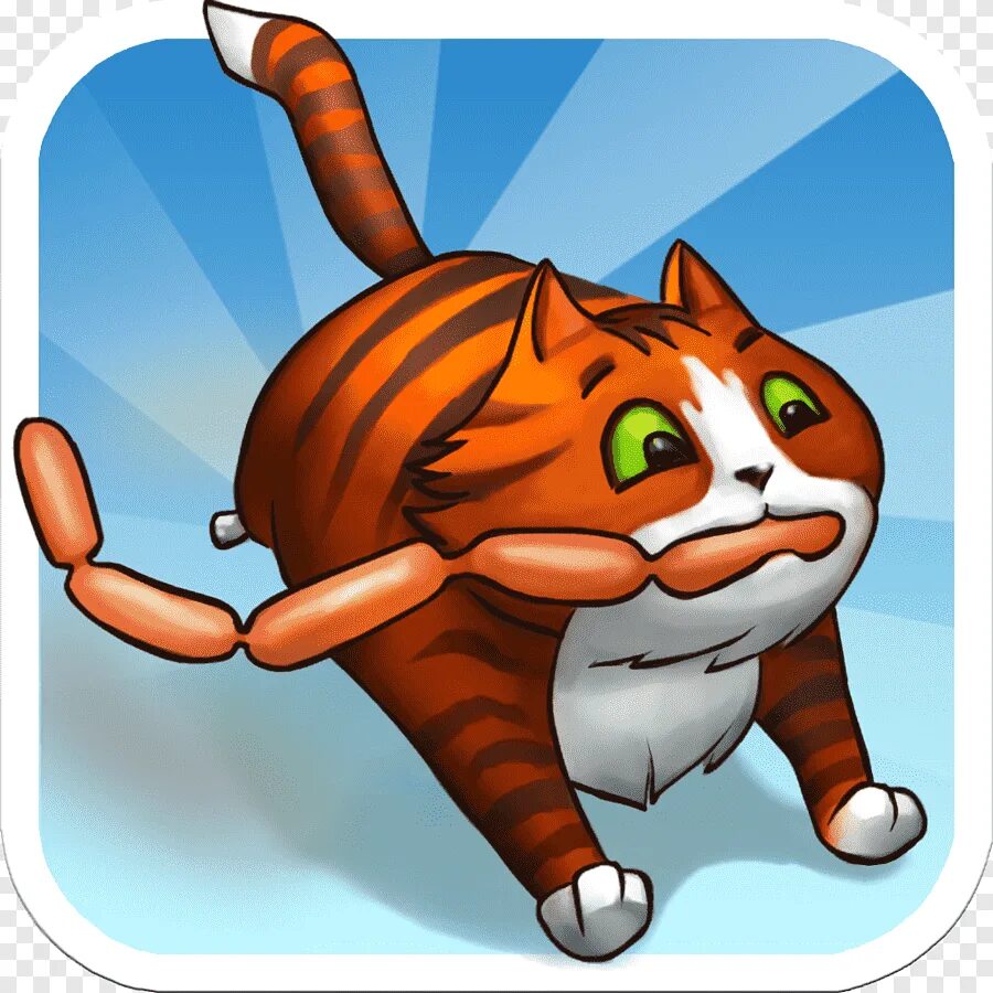 Как называется игра рыжий кот. Кошка с сосисками. кот и сосиска иллюстрация. кот с сосиской рисунок. котик с сосиской для детей.