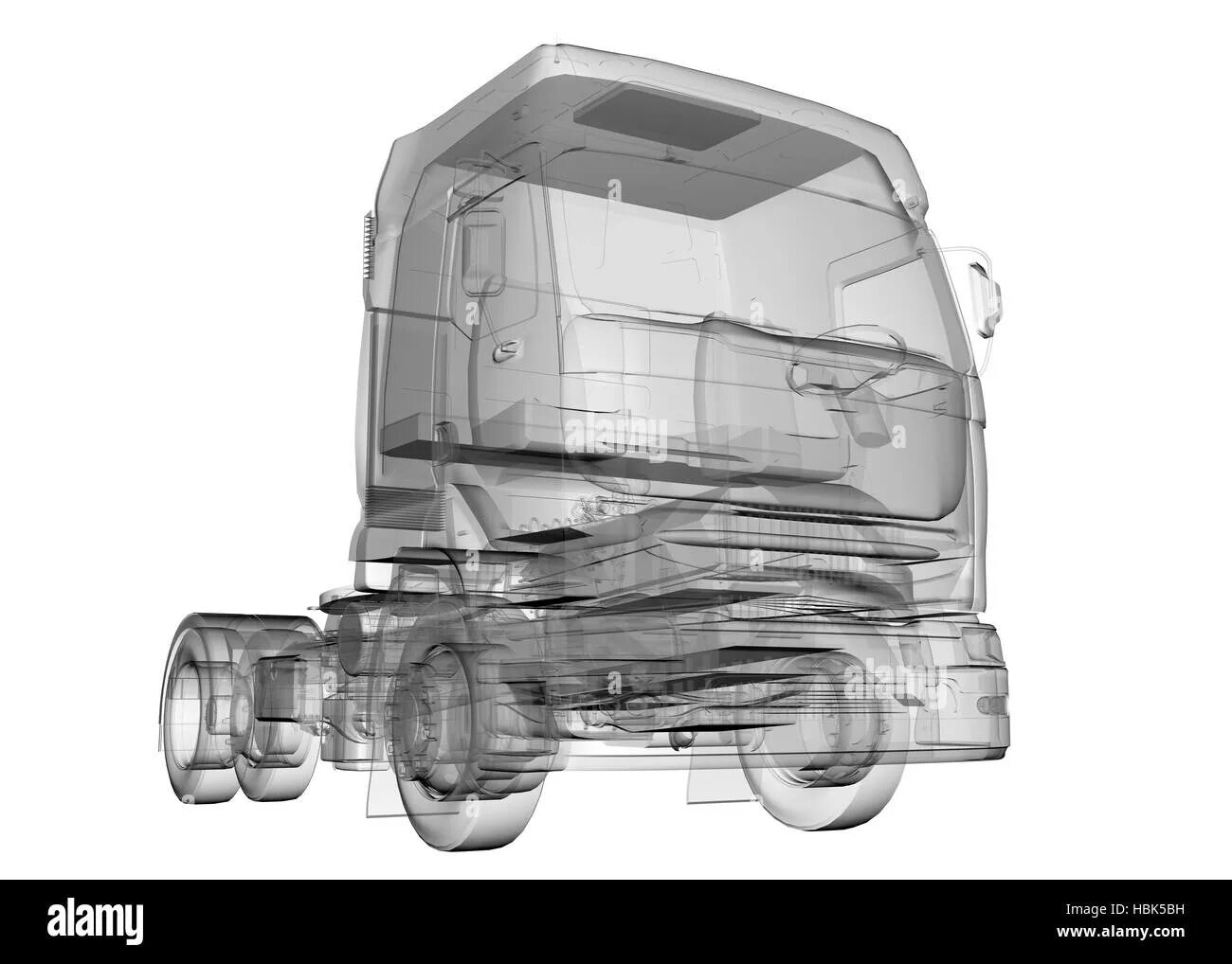 Прозрачный грузовик. Грузовик с прозрачным кузовом. Прозрачный тягач. Белый грузовик на прозрачном фоне.