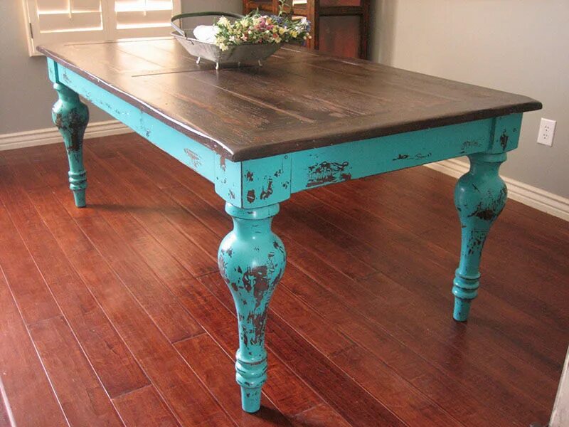 Реставрируем деревянный столик. Перекраска деревянного стола. Реставрируем старый деревянный столик. Декорирование стола.