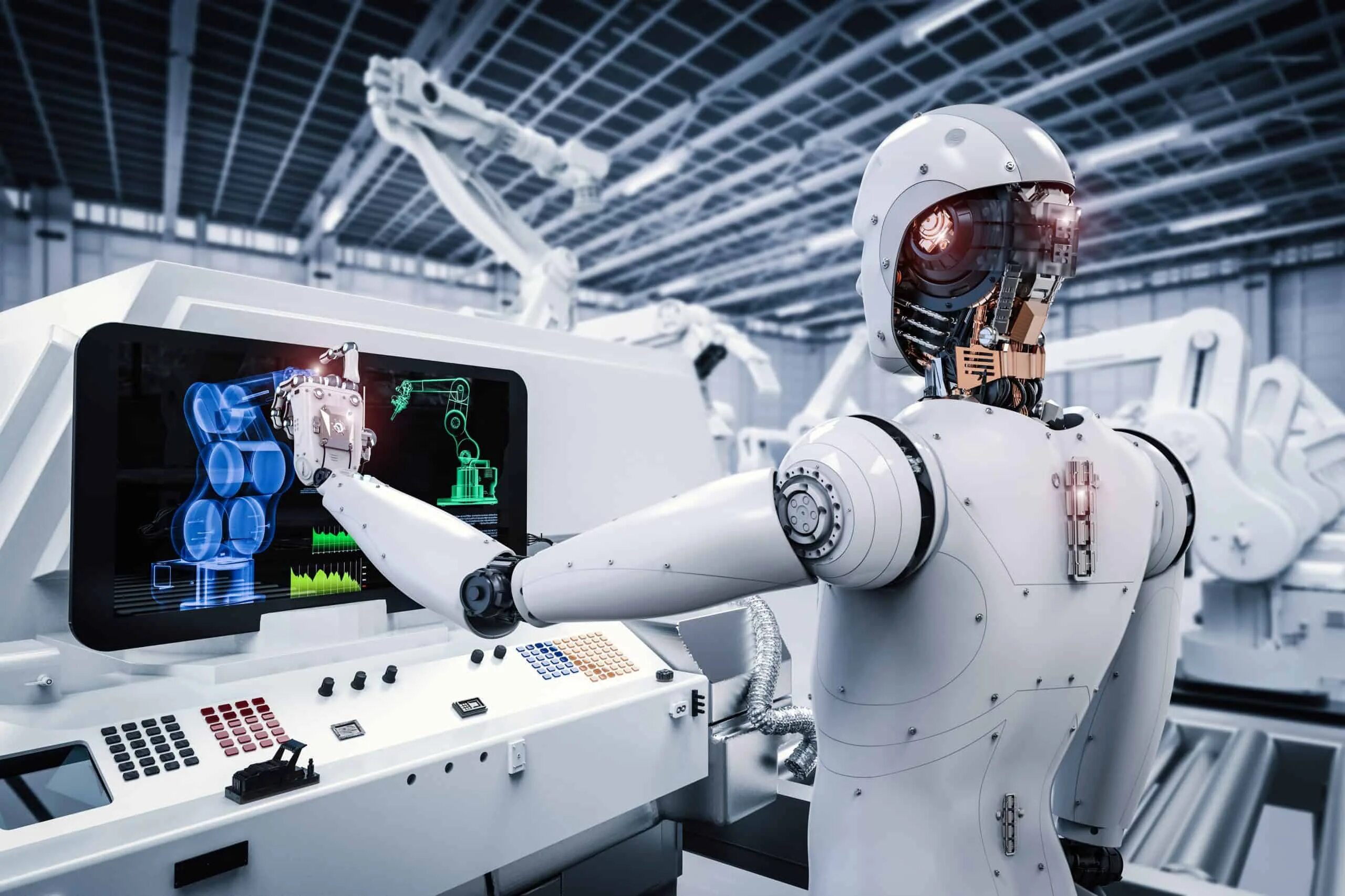 Современные роботы. Роботы будущего. Технологии будущего роботы. Искусственный интеллект в промышленности.