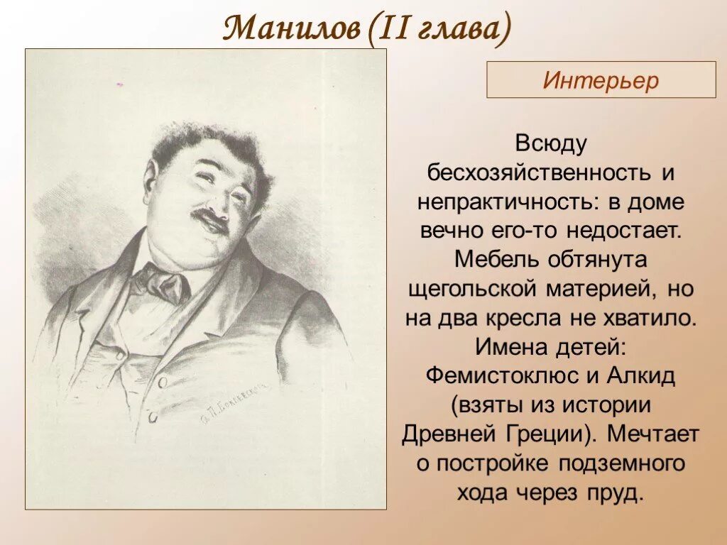 Манилов глава