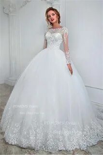 Свадебное платье пышные кружевное