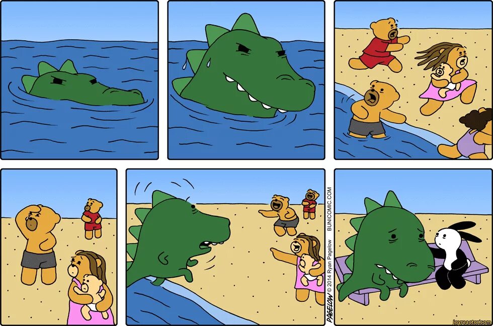 Smiling critters comics