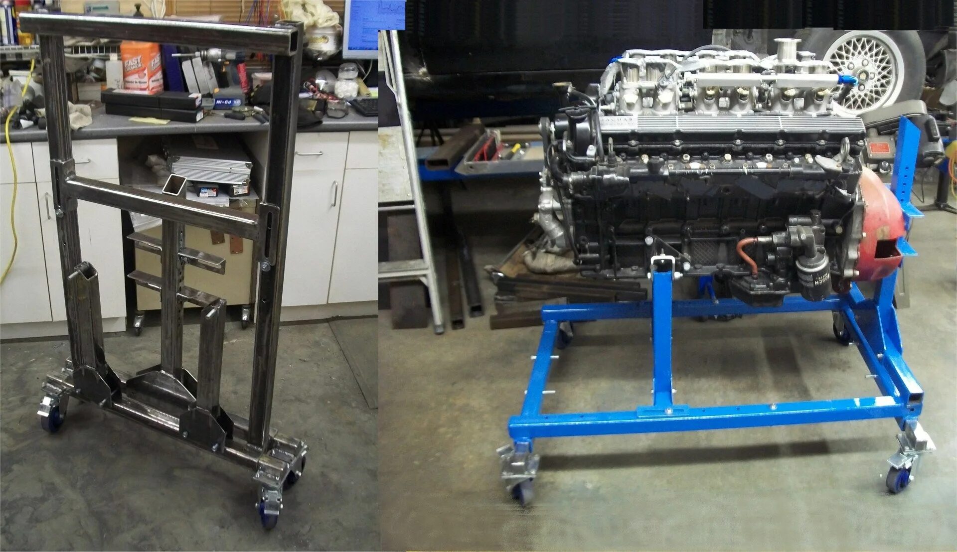 Universal engine. Engine stand. engine test stand. weld test stand. engine stand components.