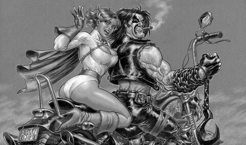 lobo and powergirl.