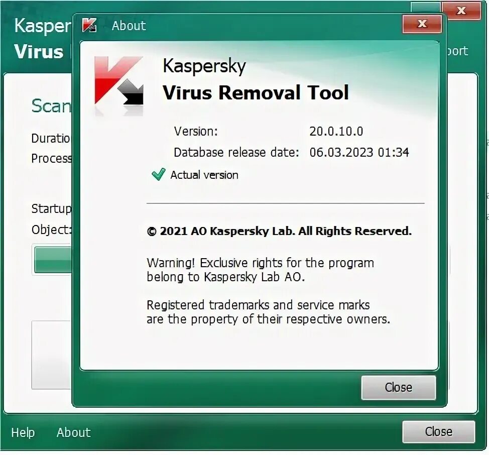 Clean kaspersky