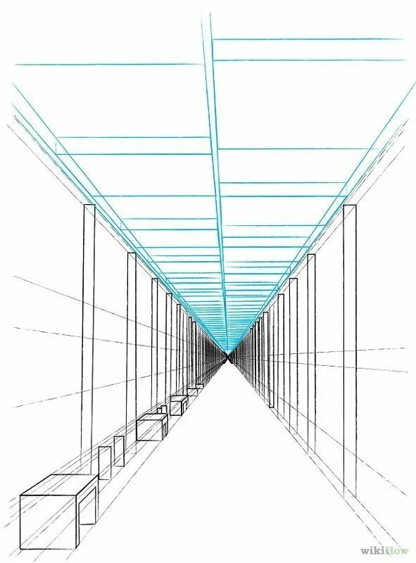 Расширить перспективы. Линейная перспектива точка схода. Перспектива с 1 точкой схода. Перспектива рисунок. Перспектива в рисовании линейная.
