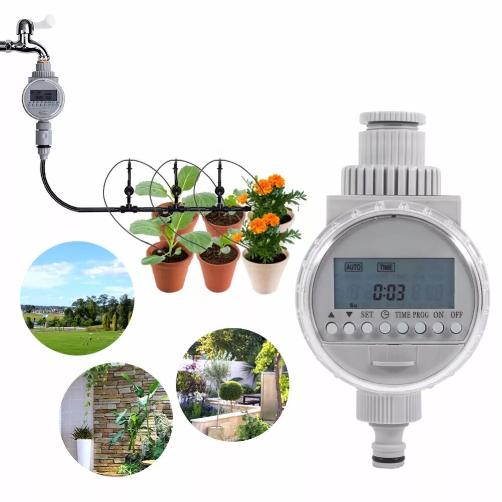 Automatic irrigation. Система капельного полива с таймером. electronic water timer g1-pr2 geolia. irrigation timer е5738.