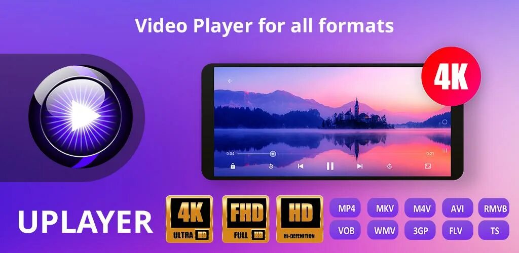 Видеоплеер для всех форматов видео. Uplayer. видеоплеер mkv. видеоплеер. video player all format.