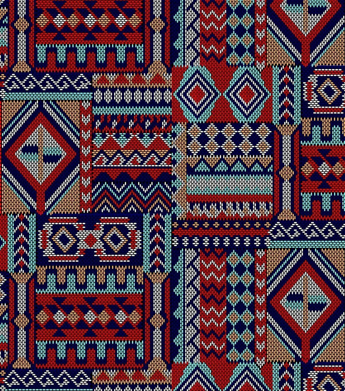 Этнические ткани. Навахо пэчворк. Ткань жаккардовая Мексика. Этнические узоры. Этнический орнамент.
