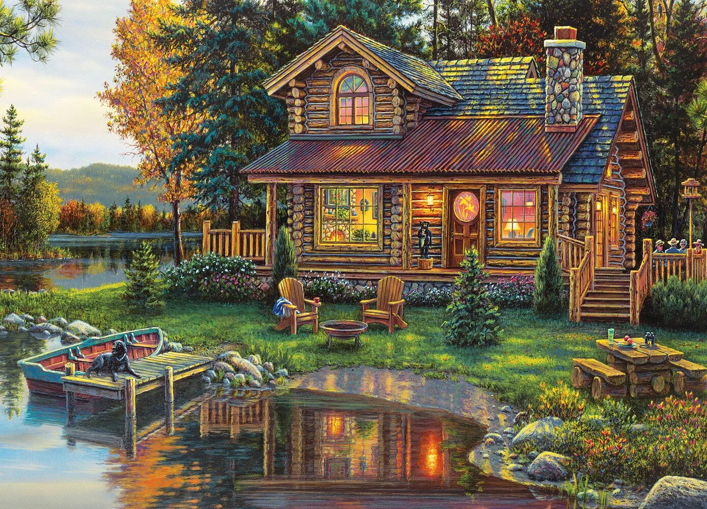 They their cottage repair at the