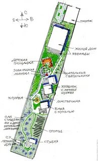 Узкий участок пахотной земли