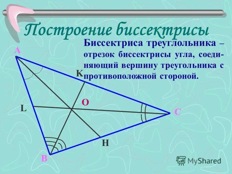 Биссектриса фигуры