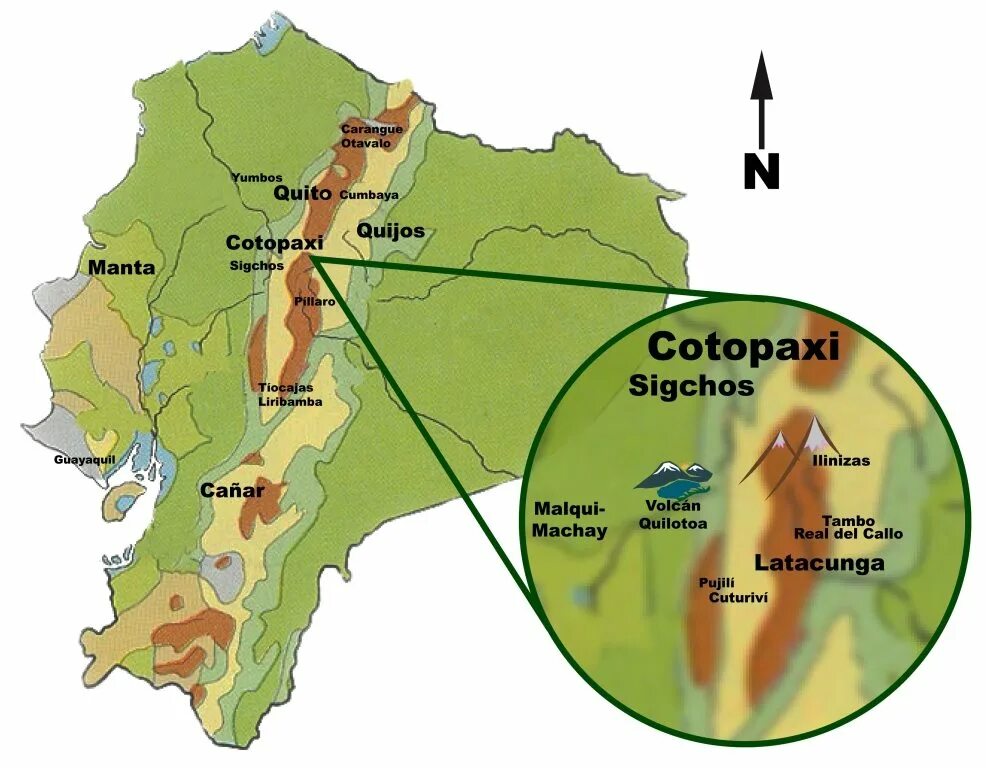 Координаты котопахи 5. Вулкан Котопахи на карте. ВЛК Котопахи на карте. Вулкан Котопакси на карте.