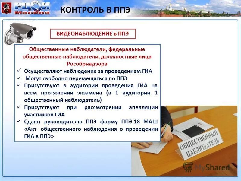 видеонаблюдение в ппэ