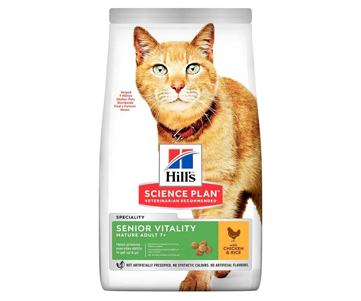 сухой корм для кошек senior