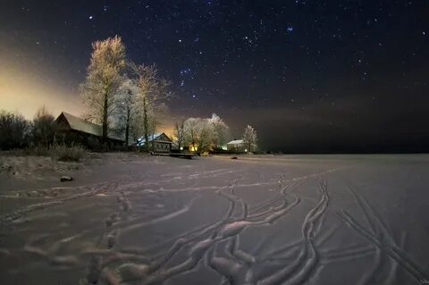Пред январский неб ющийся об едки