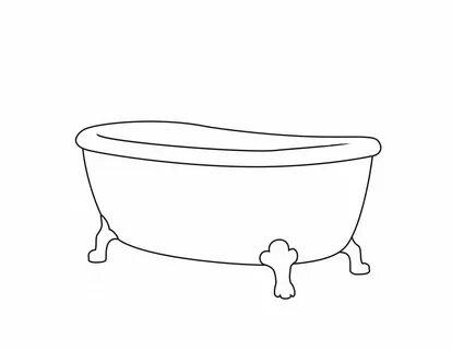 Tub coloring page