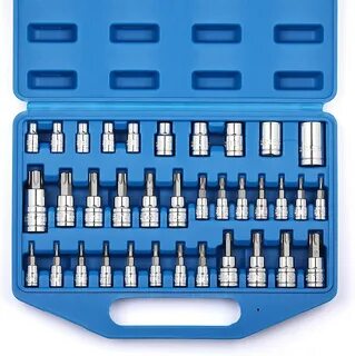 CASOMAN 35 Pieces Torx Bit External Socket Set depot and Phoenix Mall. 