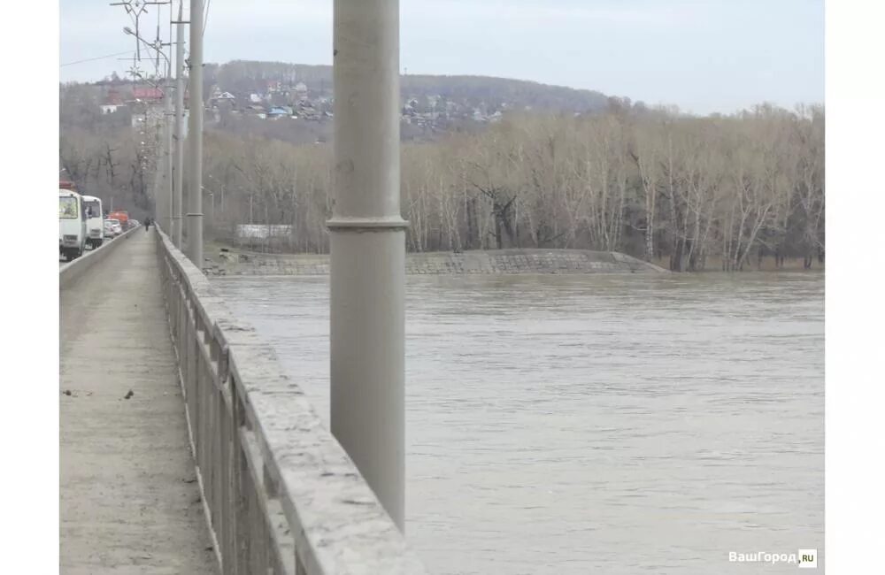 Уровень томи в новокузнецке на сегодня веб