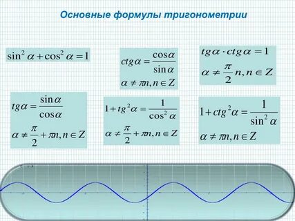 К относятся тригонометрия