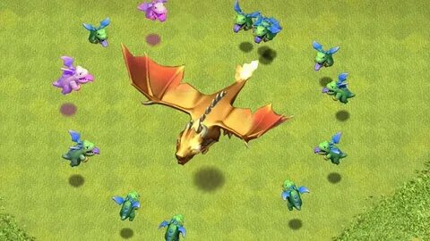 Clash of clans дракон