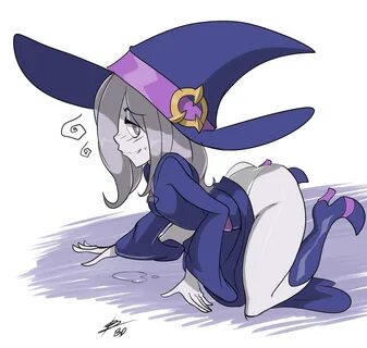 bigdeadalive, sucy manbavaran, little witch academia, all fours, boots, fem...