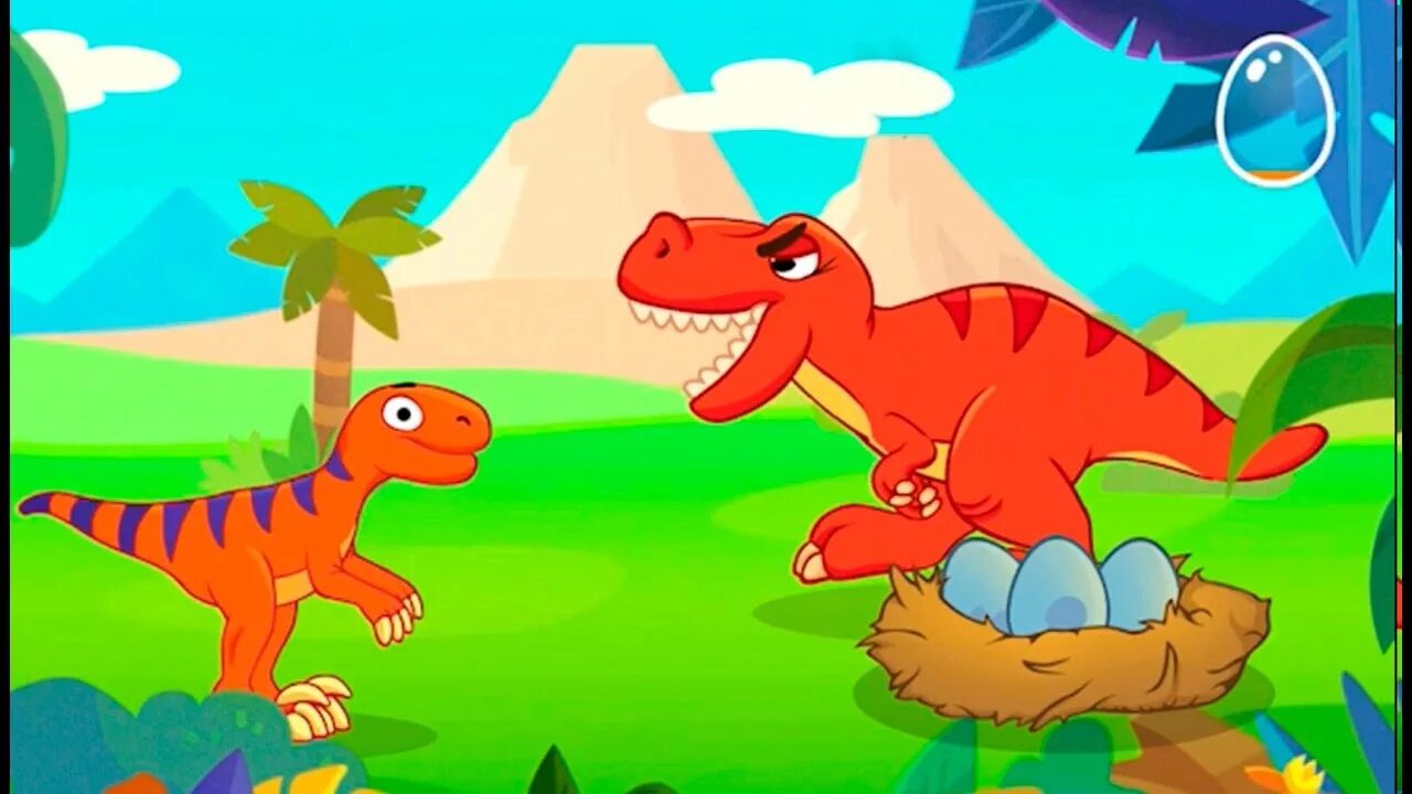 Поезд динозавров Тираннозавр рекс. Познавательный про динозавров
