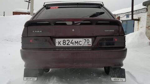 Задние накладки ваз 2114