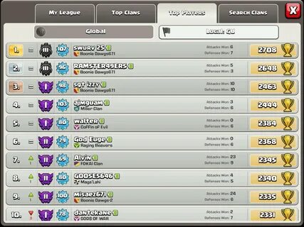 Ник clash of clans