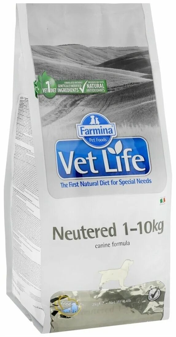 Farmina vet Life Neutered 1-10kg. Farmina vet Life Dog Neutered 1-10 kg сухой корм для взрослых стерилизованных собак. VETLIFE Neutered Dog корм для стерилизованных собак весом до 10 кг Farmina vet Life. Farmina Neutered для собак +10. Farmina корм farmina vet life neutered