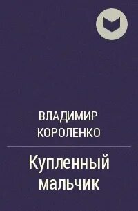 Рассказ купленный мальчик