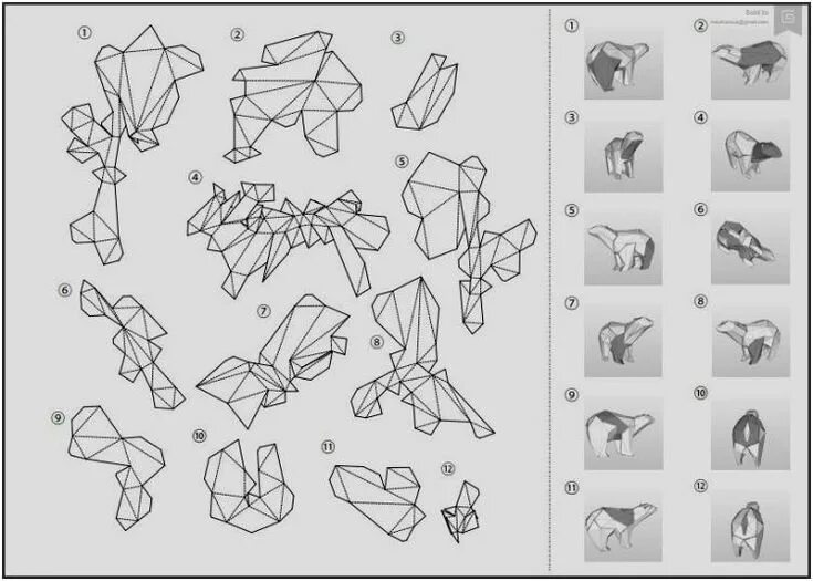 Схемы бумажных питомцев бесплатно Pin by Are Nav on Moldes de cajas Paper cat craft, Paper toys template, Paper do