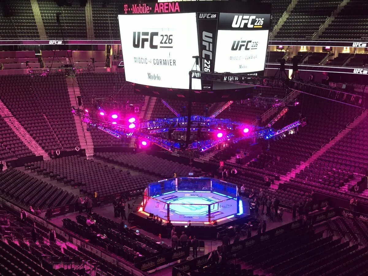 Арена слэшеров. UFC Арена октагон. Октагон юфс 4. T mobile Arena октагон. Октагон UFC клетка.