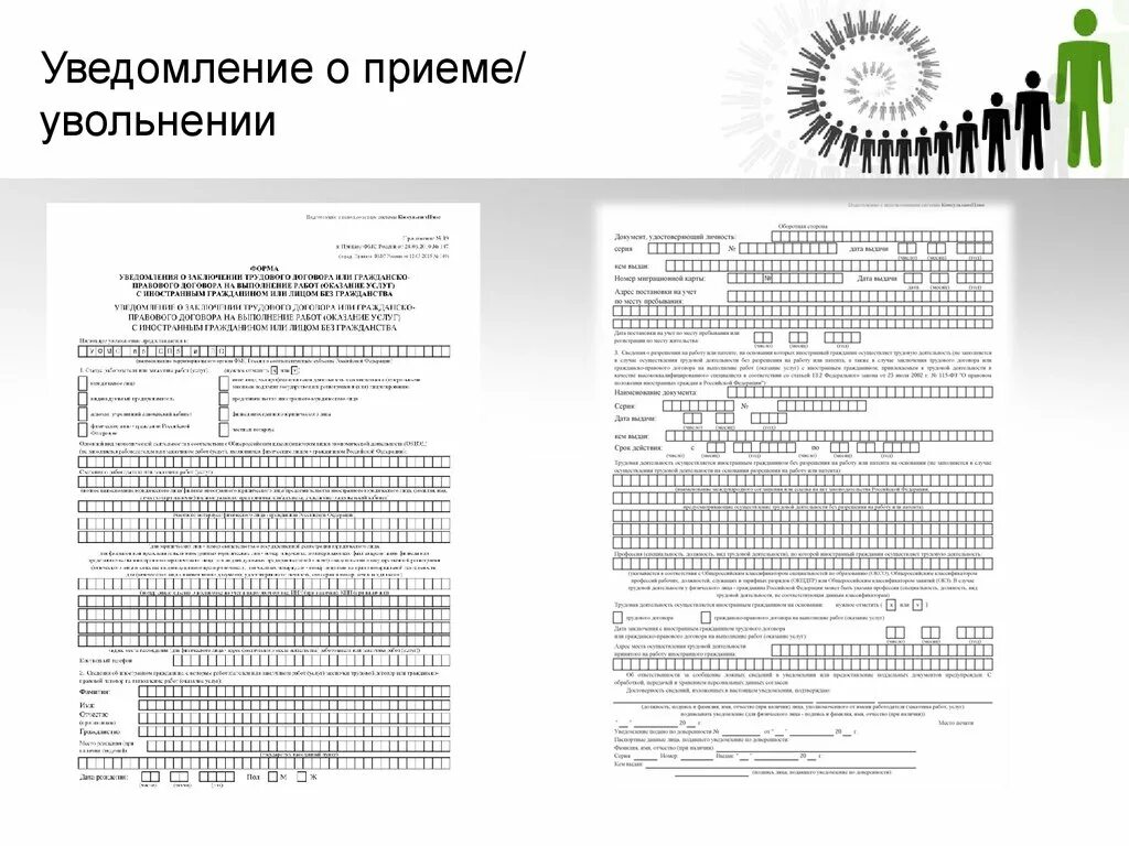 Уведомление о гражданине белоруссии. Уведомление о приеме на работу. Уведомление о принятии на работу. Уведомление о приеме белоруса. Уведомление о приеме на работу иностранца.