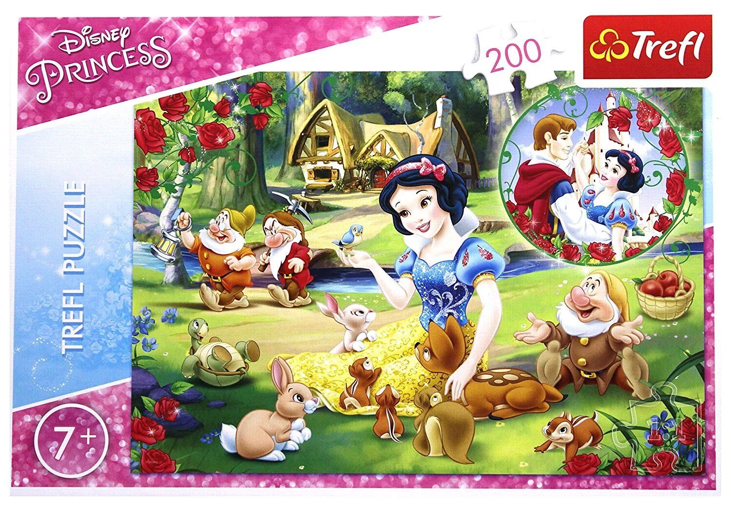 Trefl 200. Пазл Trefl Белоснежка. Пазл 200 деталей. Пазлы Blanche neige. Пазлы белоснежка