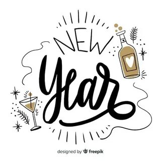 Happy new year шрифты