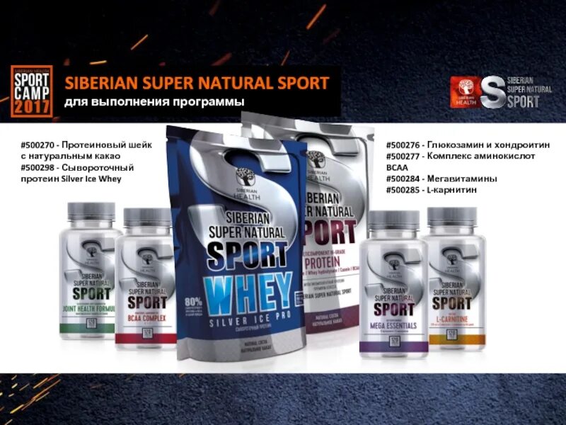 Natural sport. Глюкозамин и хондроитин - Siberian super natural Sport. Мегавитамины - Siberian super natural Sport. L-карнитин - Siberian super natural Sport. BCAA - Siberian super natural Sport BCAA (Lonza, Швейцария)..