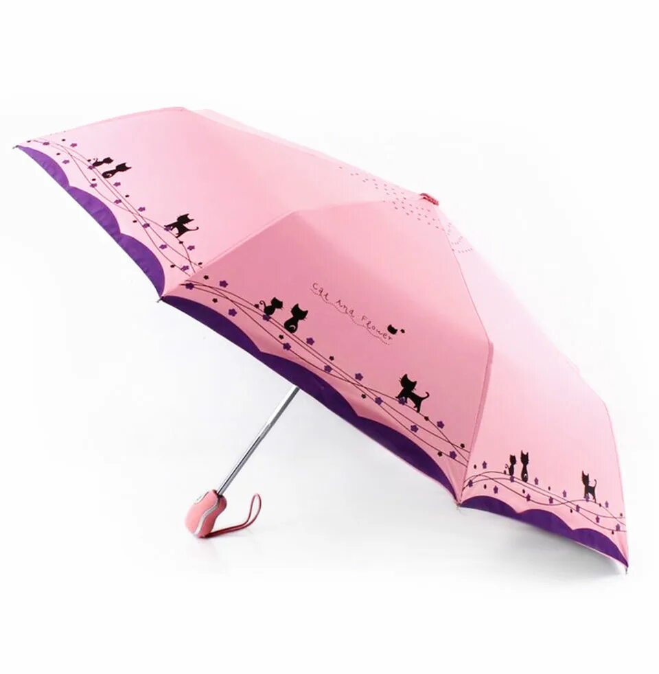 Парасоль зонт от солнца. Зонт женский Sun&Rain. Автоматический зонтик Sun Rain. Женский складной зонт popular Umbrella автомат 2019/серый,розовый. Сколько стоит зонтик