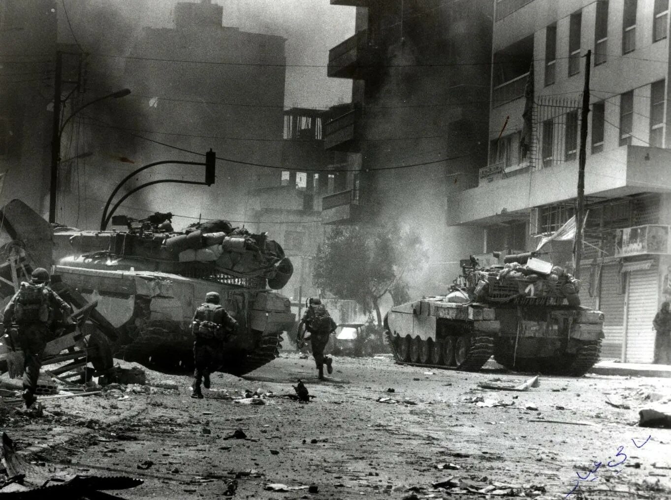 Меркава 1982 Ливан Бейрут. Вторжение Израиля в Ливан 1982.