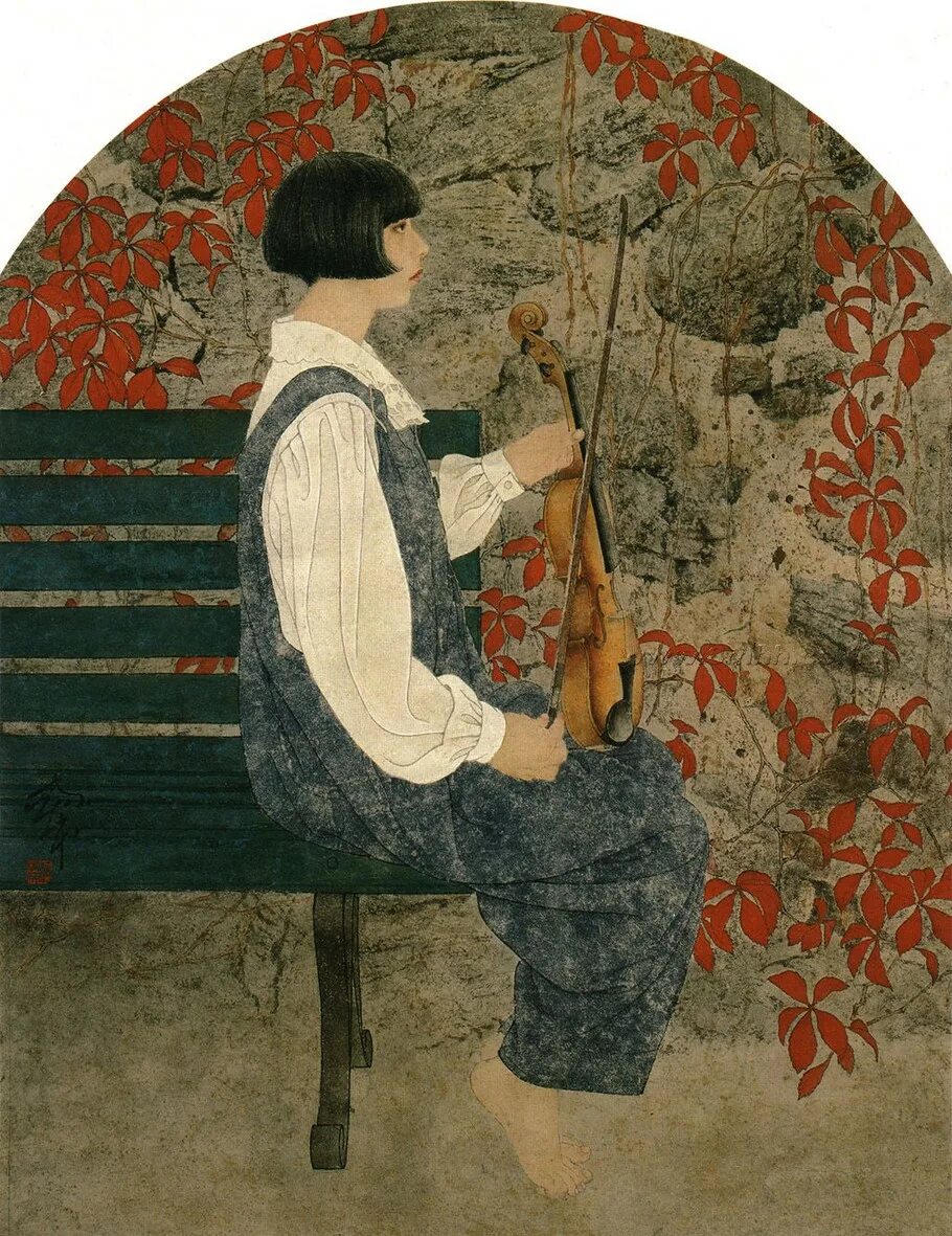 He that he was an artist. Хэ Цзяин художник. Хэ Цзяин (he Jiaying). He Jiaying художник. He Jiaying картины.