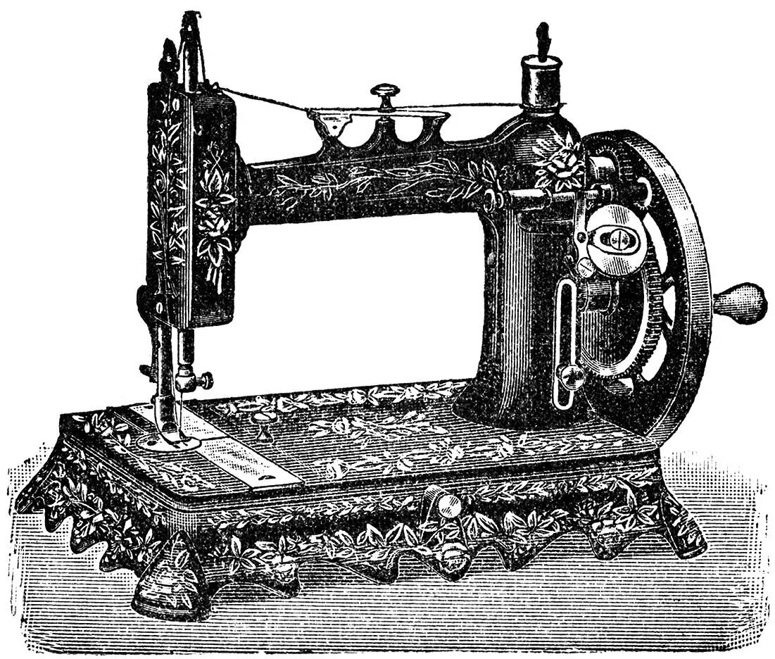 Швейная машинка 18. Швейная машинка Томаса Сейнта. Швейная машинка 298 Сингер. Первая швейная машинка 1804 г.