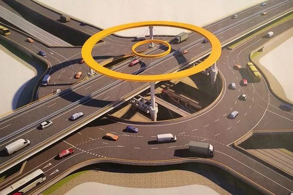 Проектировщик автомобильных дорог. Проектирование перекрестков. Проектирование пересечения дорог. Кольцевая транспортная развязка. Проектирование автомобильной дороги.