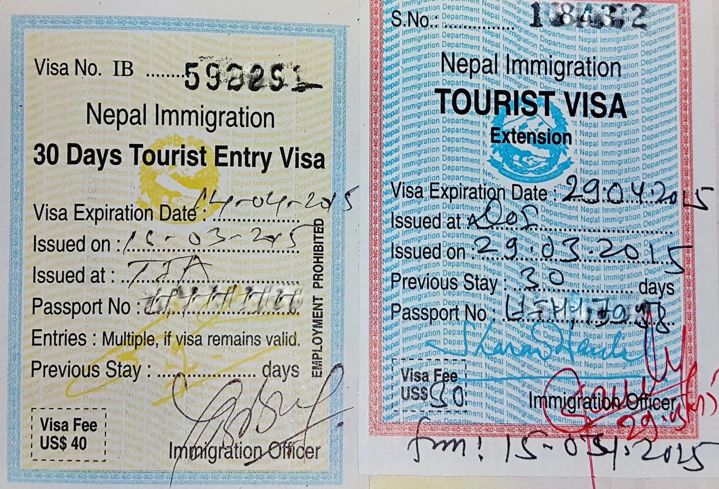 Visa days