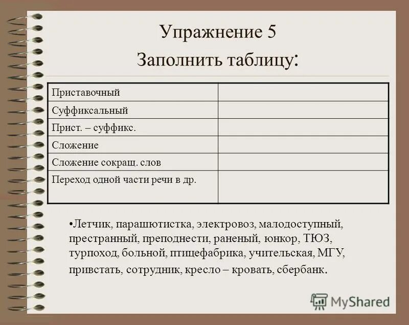 парашютистка по составу разобрать
