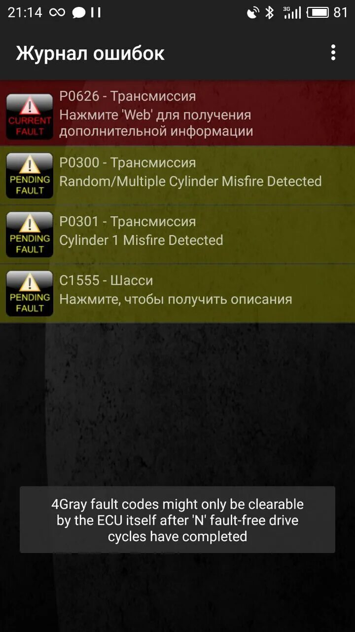 С1555 ошибка хонда. С1555 ошибка хонда