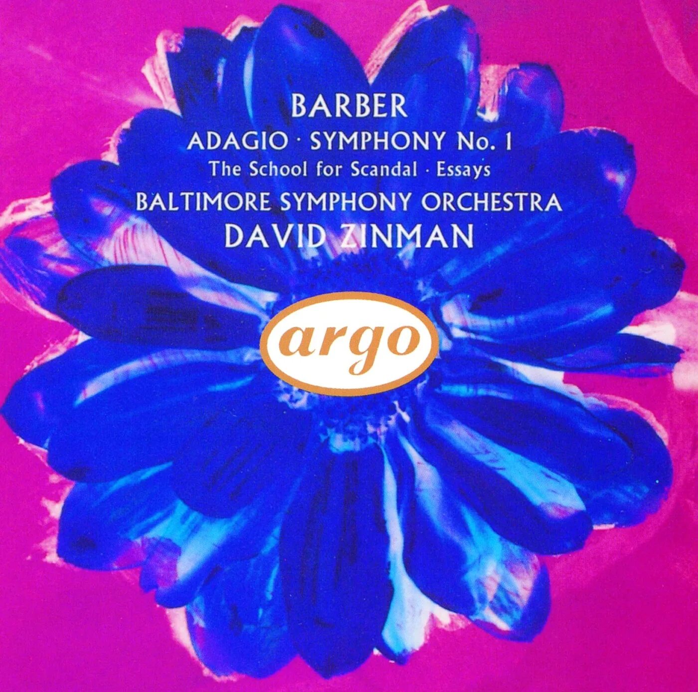 Adagio for Strings, op. 11 Samuel Barber. Barber, Samuel - Symphonies nos 1 & 2 - essay for Orchestra - Overture to the School for scandal. Barber adagio