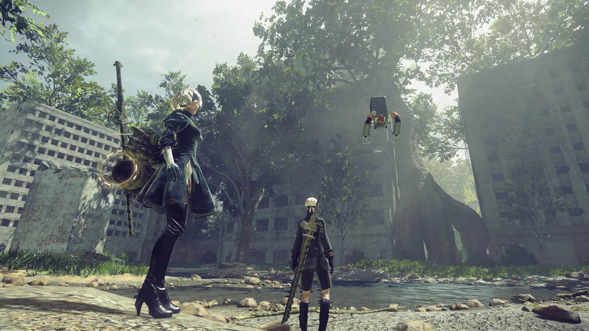 Nier automata game of the edition. Ниер автомата игра. NIER Automata PLAYSTATION 4. NIER Automata для ps4. NIER Automata мир.