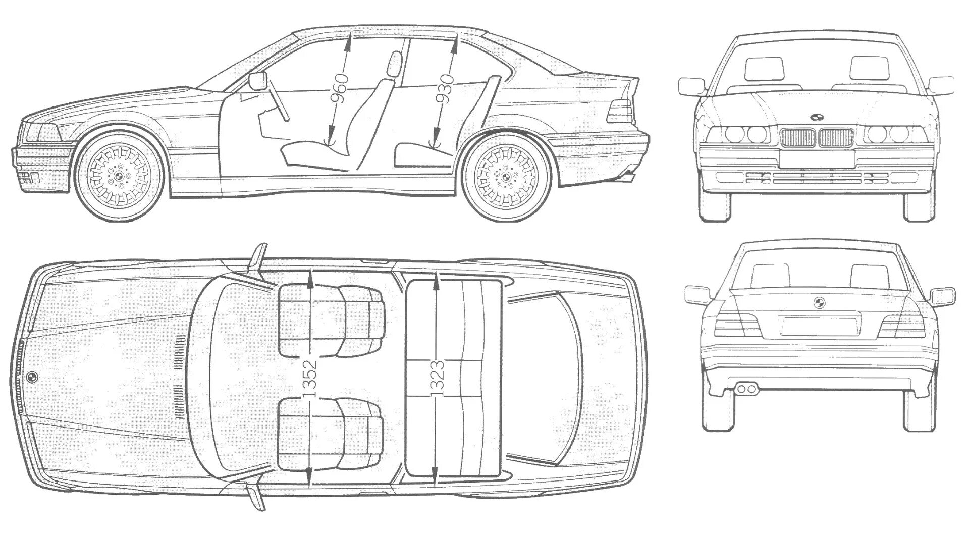 Размеры бмв е36. BMW e36 Blueprint. BMW m3 e36 Blueprint. BMW e36 Coupe Blueprint. BMW e34 габариты.